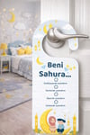 Beni Sahura Uyandır Kapı Askısı – Ramazan Ayına Özel Çocuklar İçin Eğlenceli Sahur Kartı