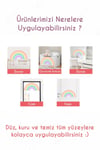 Bohem Tarzı Güneş ve Işınları Çocuk Bebek Odası Sticker Seti