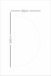 Bohem Tarzı Mavi Yarım Daire Çocuk Bebek Odası Sticker(50x100cm)