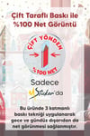 Çift Taraflı Baskılı Yılbaşı Karlı Şehir Yeni Yıl Çocuk Bebek Odası Sticker Seti, Çift Yönlü Yılbaşı