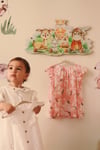 Çocuk Odası Askılık Doğal Ahşap Montessori Askı Sevimli Hayvanlar 