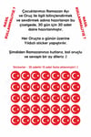Çocuklar Için Ramazan Ayı Oruç Çizelgesi - Ramazan Sticker Çocuk Imsakiyesi k739