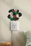Davul Çalan Çocuklar Ramazan Priz Sticker Seti Duvar Cam Sticker Ramazan Süsü
