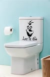 Eğlenceli Klozet Kapağı ve Banyo Sticker