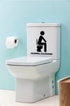 Eğlenceli Klozet Kapağı ve Banyo Sticker