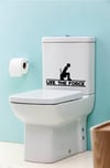 Eğlenceli Klozet Kapağı ve Banyo Sticker