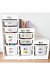 Eğlenceli Renkli Oyuncak Kutusu Sticker-Organizer Etiket-Renkli B
