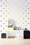 Gold Renkli Puantiye Duvar Sticker -150 Adet - 5 cm