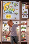 Hoşgeldin Ramazan Çocuk Odası Cam Duvar Sticker Seti