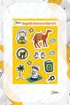 Hoşgeldin Ramazan Sticker Seti - Çocuklar İçin İftar Duası Ramazan Figürleri Seti