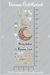 Hoşgeldin Ramazan Sticker Seti Ramazan Kandilleri Hilal ve Yıldız Figürlü-ŞEFFAF