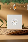 İyi Bayramlar Stickerı 48 adet Hediye Paketi Bayram Tebrik Stickerı Sudan Etkilenmez Folyo