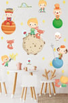Küçük Prens Masalı Çocuk Bebek Odası Sticker Seti