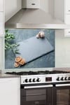 Mutfak Ocak Arkası Taş Desenli Laminasyonlu Sticker(60x70cm)