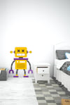 Mutlu Robot Adam Sticker-Çocuk Bebek Odası Sticker