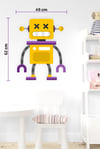 Mutlu Robot Adam Sticker-Çocuk Bebek Odası Sticker