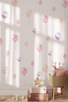 Pembe Tonlarda Balonlar Sticker Seti Çocuk Bebek Odası Duvar Dekorasyon Stickerı Balonlu Set