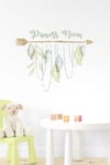 Princess Room Dallar ve Yapraklar Duvar Sticker
