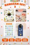 Ramazan Ayı Sticker Oyun ve Etkinlik Seti, 4 Lü Set Çocuklar için Ramazan Süsleme ve Etkinlik Seti2