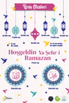 Ramazan Cam Sticker Seti Çift Taraflı | Hoşgeldin Ya Şehr-i Ramazan Pencere Süsü Ramazan Ayı Özel