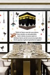 Ramazan İftar Sofrası Dua ve Kabe Temalı Ramazan Ayı Sticker Seti