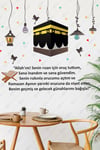Ramazan İftar Sofrası Dua ve Kabe Temalı Ramazan Ayı Sticker Seti