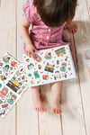 Sevimli Ramazan Figürleri Çocuk Bebek Odası Duvar Cam Dolap Kitap Mini Sticker Seti 123 Parça