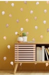 Soft Kahve Tonlarda Uçan Balonlar Çocuk Odası Dekorasyon Sticker Seti
