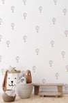 Watercolor Balonlar Sticker Seti Özel Kesimli Mat Yüzeyli Çocuk Bebek Odası Sticker Seti 44 Parça