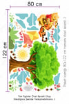 Winnie The Pooh ve Arkadaşı Ormanda Çocuk Odası Dekorasyon Sticker Seti