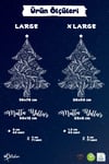 Yılbaşı Cam Sticker Seti – Yılbaşı Köyü Evler Noel Baba Geyik ve Atlı Karınca Çift Taraflı Baskılı