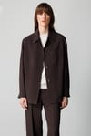 Dıştan Cepli Oversize Ceket