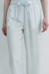 Elastan Kemerli Bağcıklı Pantolon