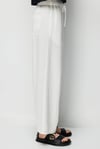 Elastan Kemerli Pensli Pantolon