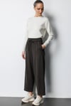 Elastan Kemerli Pensli Sweat Pantolon
