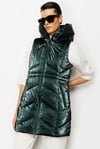 Kapüşonlu Kolsuz Anorak
