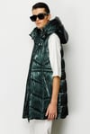 Kapüşonlu Kolsuz Anorak