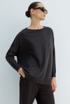 Kayık Yaka Oversize Triko