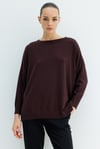 Kayık Yaka Oversize Triko