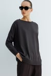 Kayık Yaka Oversize Triko