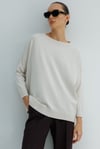 Kayık Yaka Oversize Triko