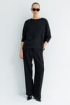 Kayık Yaka Oversize Triko