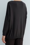 Kayık Yaka Oversize Triko