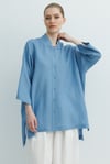 Kimono Yaka Uzun Gömlek