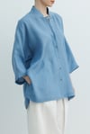Kimono Yaka Uzun Gömlek