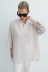 Kimono Yaka Uzun Gömlek