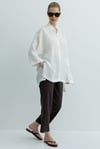 Kimono Yaka Uzun Gömlek
