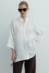 Kimono Yaka Uzun Gömlek