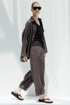 Oversize Cepli Keten Ceket
