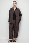 Oversize Cepli Keten Ceket